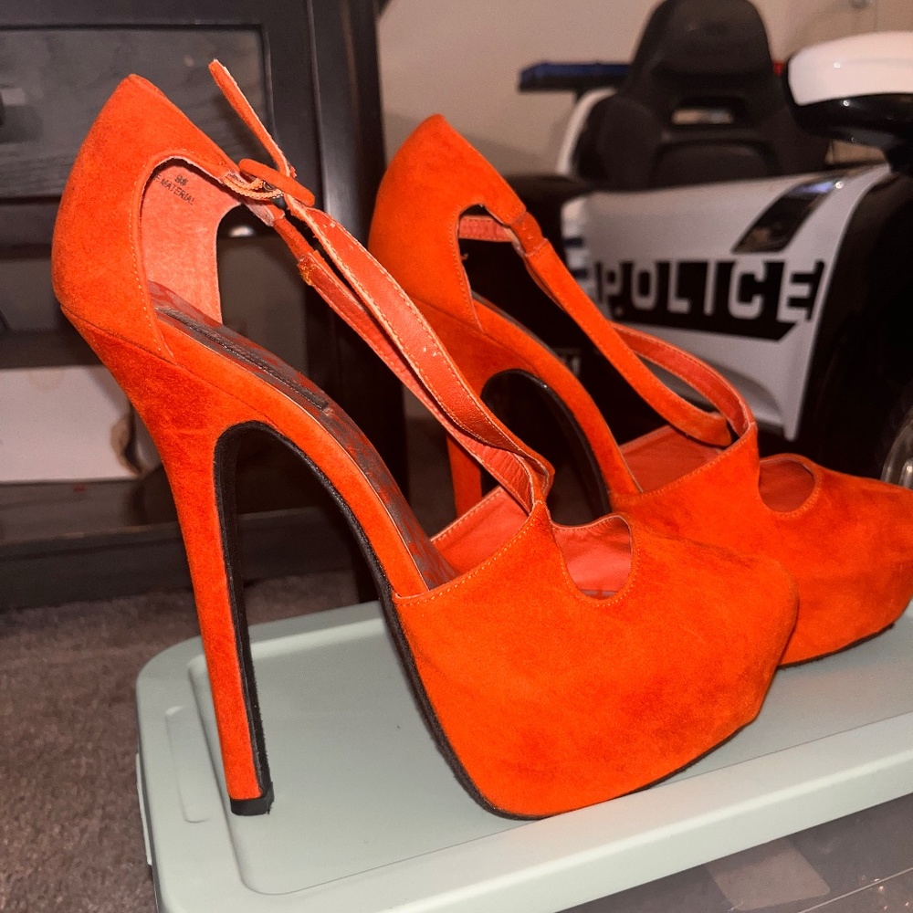 Orange Heels